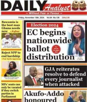 Today’s Newspaper Frontpages. Friday, November 15.