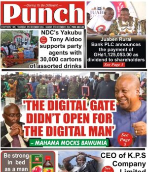 Today’s Newspaper Frontpages: Thursday, December 5